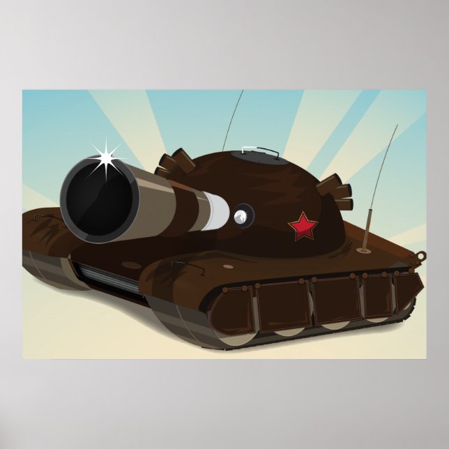 Stridsvagn Poster (Framsidan)