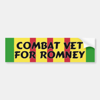 Stridveteran för den Romney bildekalet Bildekal