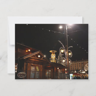 Striezelmarkt at Altmarkt in Dresden Vykort