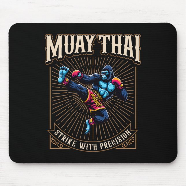 Strike With Precision - Cool Muay Thai Gorilla Kic Musmatta (Framsidan)