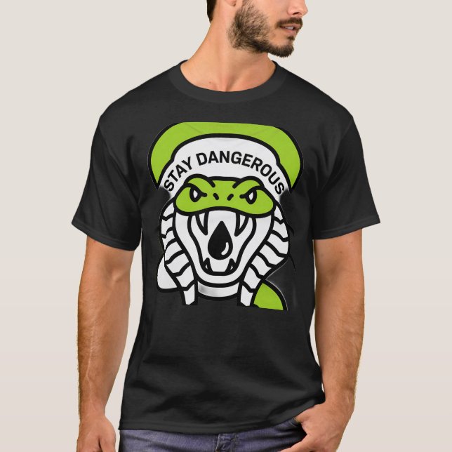 Strike Without Warning Snake Shirt T (Framsida)