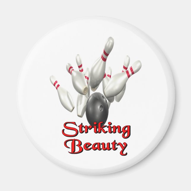 Striking Beauty Bowling Magnet (Framsidan)