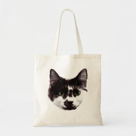 Striking Cat Gaze | Ink Style Tygkasse