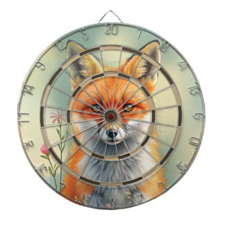 Striking Eyes of a Cunning Red Fox Regulation Darttavla