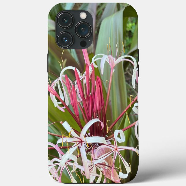 Striking iPhone Case with Spider Lily (Baksida)