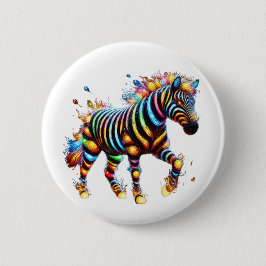 Striking Zebra Charm Knapp