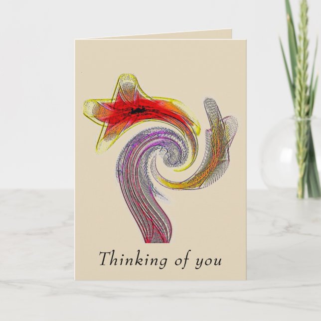 "Strikingly Flamboyant" 5x7 Blank Card w/Envelope Kort (Framsida)