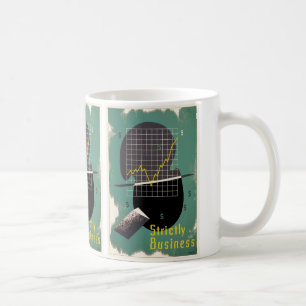 Strikt affärsverksamhet kaffemugg