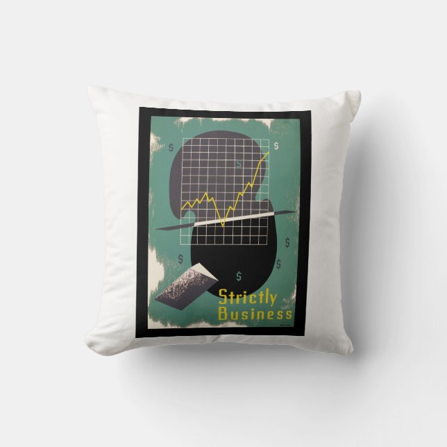 Strikt affärsverksamhet kudde (Framsida)