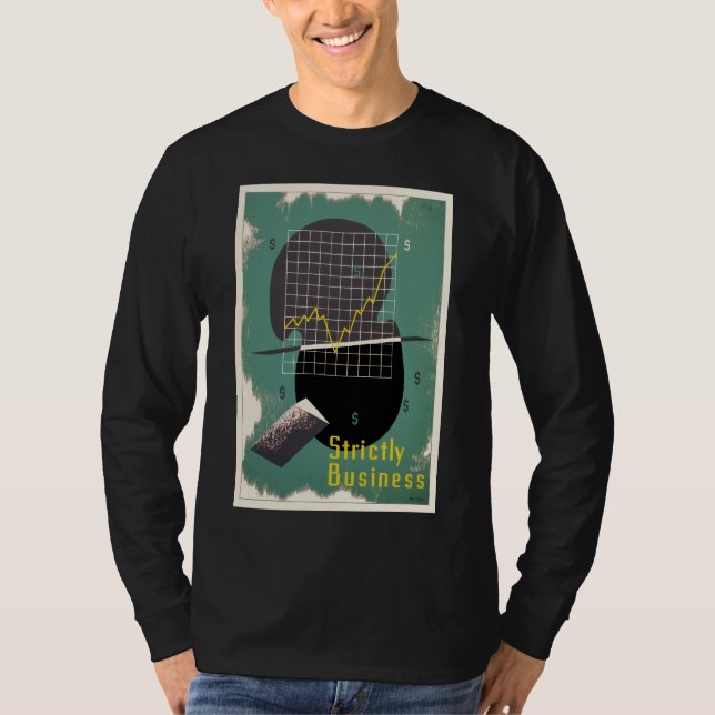 Strikt affärsverksamhet t-shirt (Framsida)