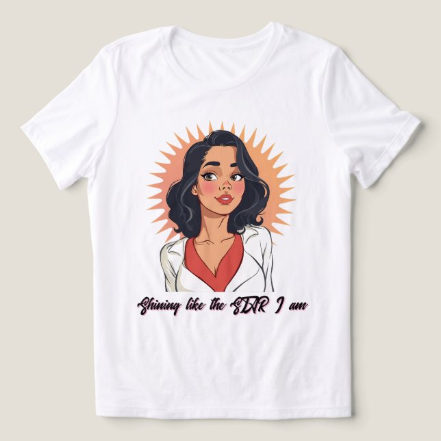 Strikt förtroende - djärvt och vackert t shirt (Design Framsida)