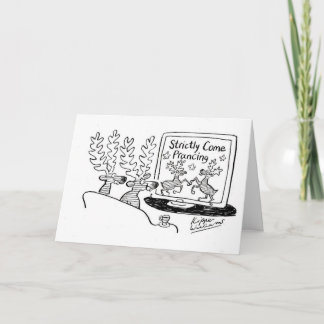 Strikt Kom Prancing Helgkort