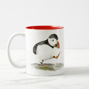 Strikt Puffin Två-Tonad Mugg