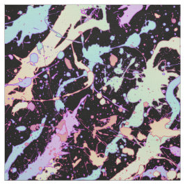 Strikt regnbåge bläck stänk: tyg