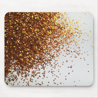 Strilat guld- glitter grafiska horisontalMousepad Musmatta