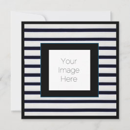 strimlad inbjudan med foto och anpassningsbar