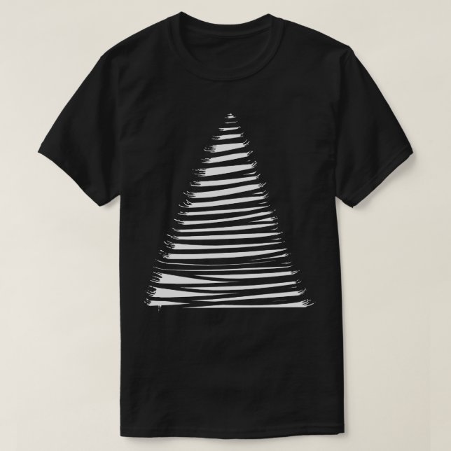 strimlad pyramid t shirt (Design framsida)