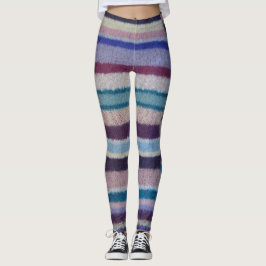 strimlad shabby chic--trikå leggings