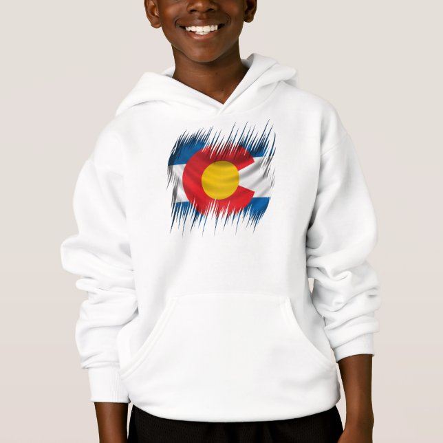 Strimlade Colorado Tee Shirt (Framsida)