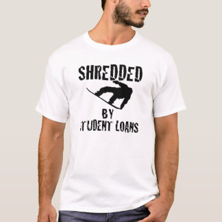 Strimlat av studielån tee