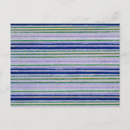 Strimmad japansk träsnittstext vykort