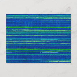 Strimmad japansk träsnittstext vykort