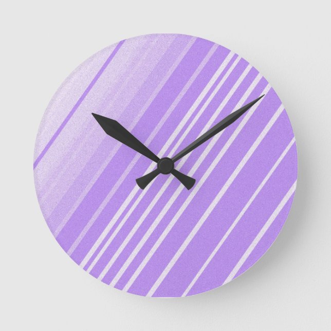 Strimmad vägglås i Tapet Rund Klocka (Framsida)