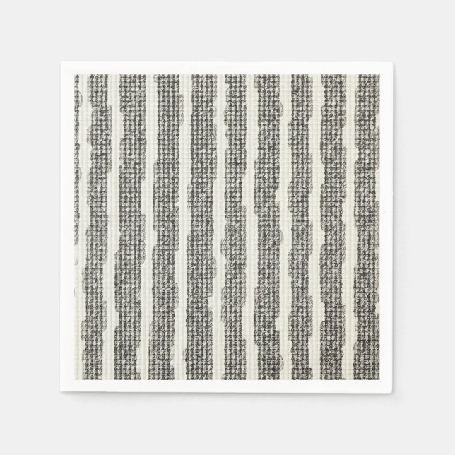 strimmig napkin pappersservett (Framsidan)