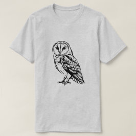 Strimmig uggla t shirt