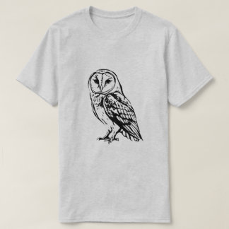 Strimmig uggla t shirt