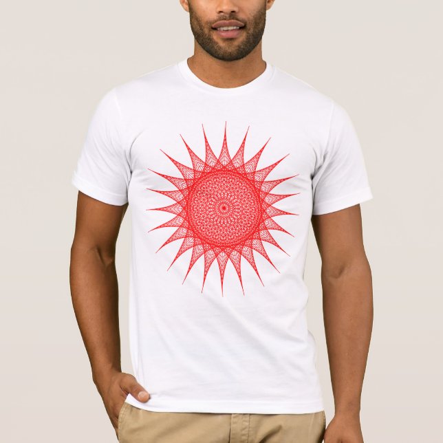 String Art Herr T-Shirt (Framsida)