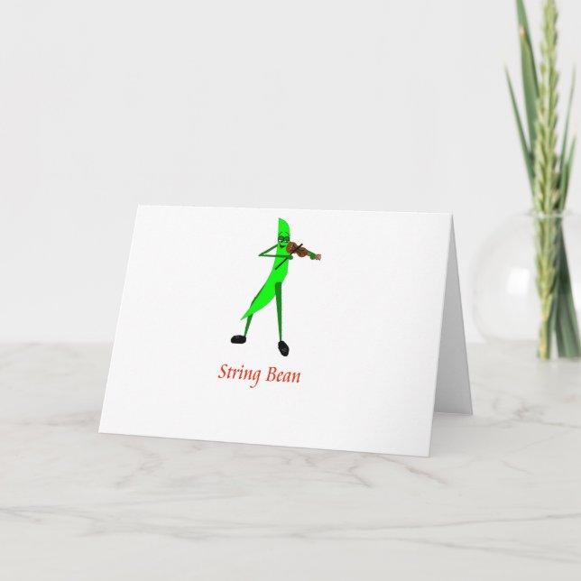 String Bean Helgkort (Framsida)