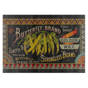 String Bean Label Vegetable Land