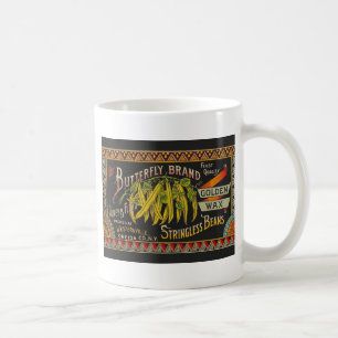 String Bean Label Vegetable Land Kaffemugg