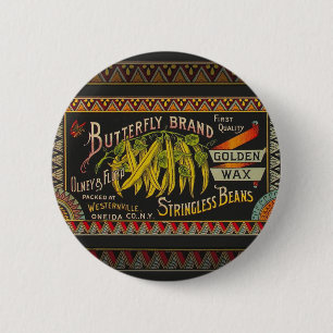 String Bean Label Vegetable Land Knapp