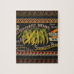 String Bean Label Vegetable Land Pussel