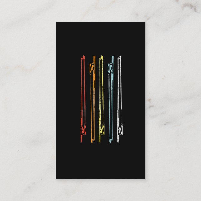 String Instrument Player Gift för musiker Visitkort (Framsida)