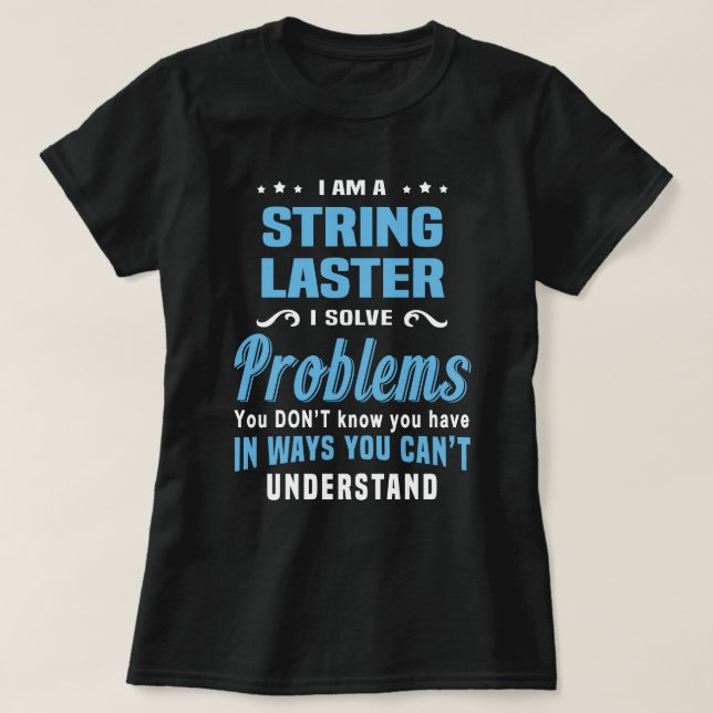 String Laster T Shirt (Design framsida)