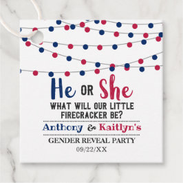 String Ljus 4:e juli-Genderna Party Gåvor Etiketter