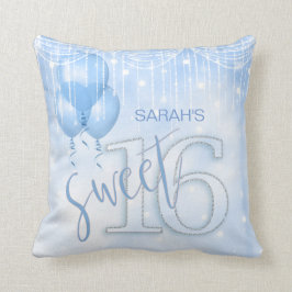 String Ljus & ballonger Sweet 16 Lt. Blue ID473 Kudde
