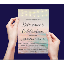 String Ljus Beach Pension Party Reklamblad