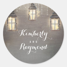 String Ljus Lanternor Rustic Bröllop