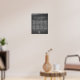 String Ljus Mason-sätesschemat för Burk-chalkboard Poster (Living Room 3)
