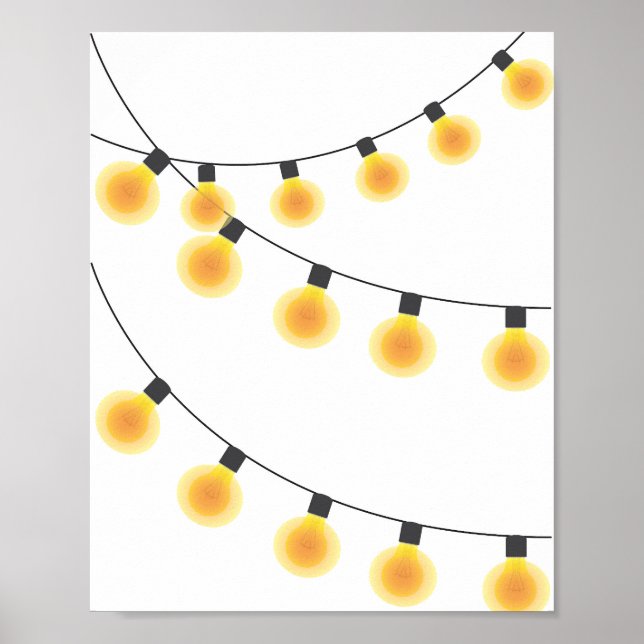 String Ljus Poster (Framsidan)