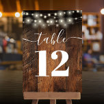 String Ljus Rustic Barn Wood Boho Bordsnummer<br><div class="desc">Dessa bordsnummer av ljus,  rustik lada boho,  är perfekt för hela firande. Designad av Thisisnotme©</div>