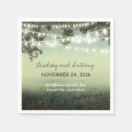 String ljus rustika pappra blöjor pappersservett