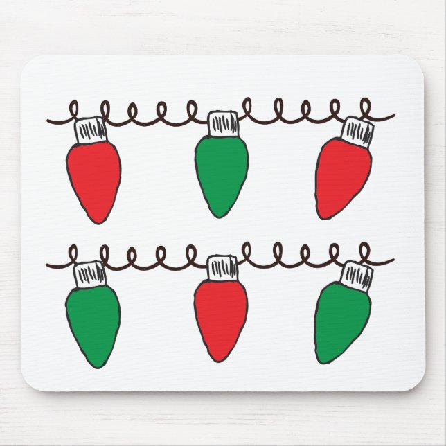 String Ljus Teckning julljus Bulb Teckning Musmatta (Framsidan)