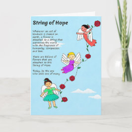 String of Hope Greeting Card Kort