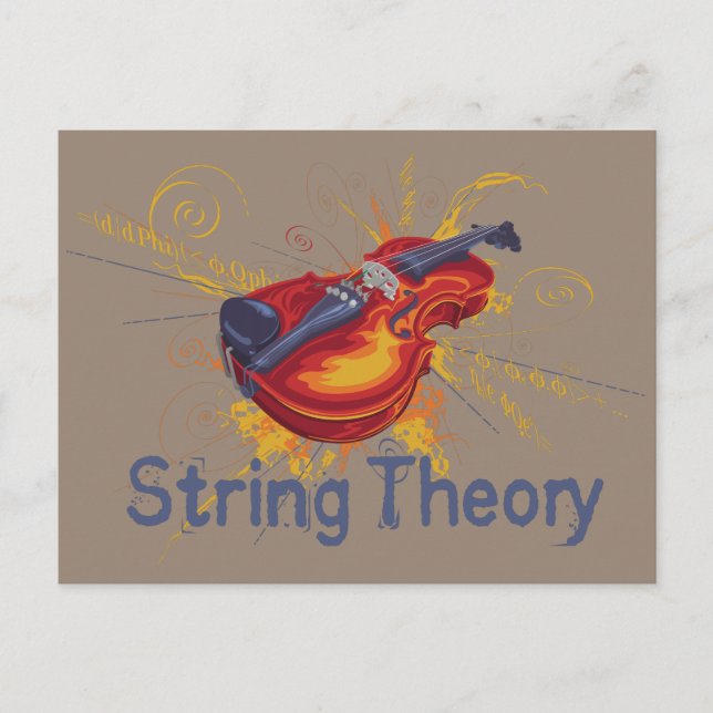 String Theory Vykort (Framsida)
