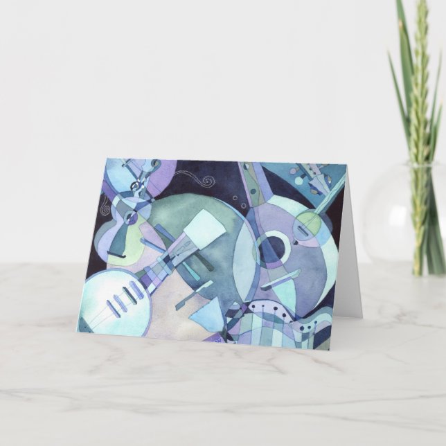 Stringade musikinstrument:Tomt kort (Framsida)